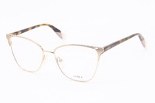 NEW FURLA VFU 360 COL. 0300 GOLD HAVANA PINK AUTHENTIC FRAMES EYEGLASSES 54-16