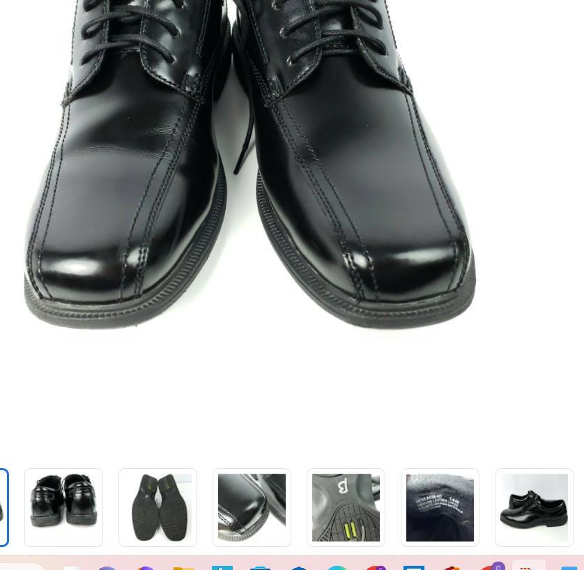 Nun Bush Men\'s Slip-On Black Dress Shoes, SZ 9.5 M, box 22 Nunn Bush Dress Flex Black Slip On Dress Shoes Sz 9.5M | eBay main image 2