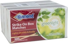 3 Pack Diamond Greenlight Matches 300 Count 900 Matches Total Free Shipping