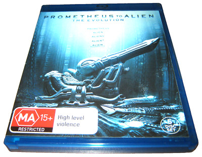 Prometheus To Alien: The Evolution - 5 Disc Set - Blu-Ray - VGC - Aus Release