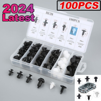 100x For Chrysler Bumper Fender Liner Push Type Retainer Clips - Foto 11