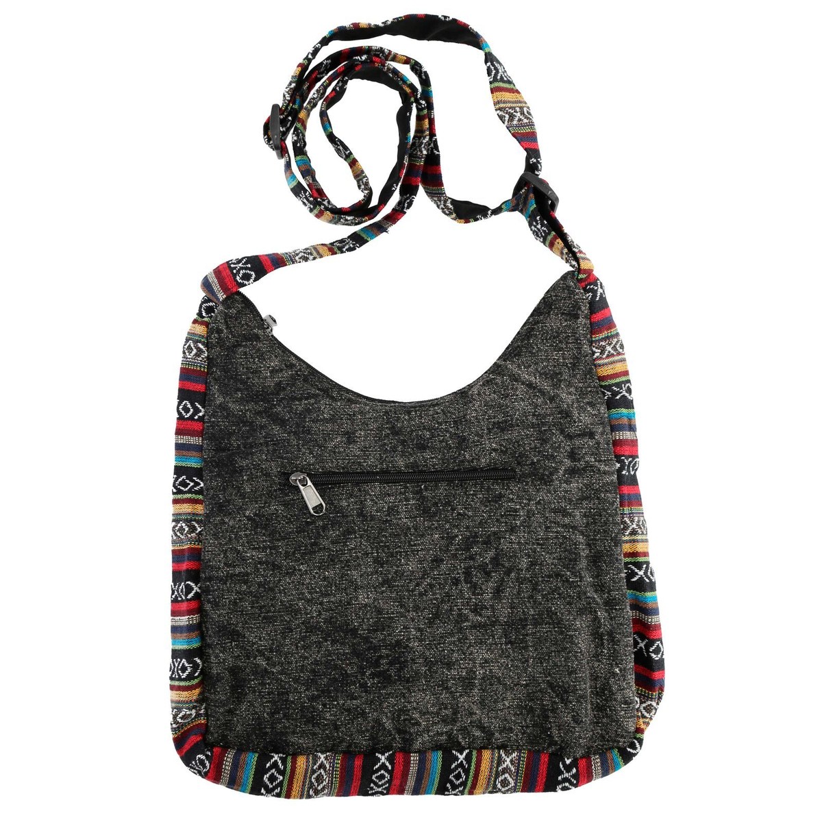 Sac Hippie Bohème Goa - Grand Sac Bandoulière Coloré - Coton Inde