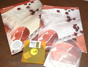 Husqvarna Viking Bobbin Lace Embroidery 223 Multi-Format CD