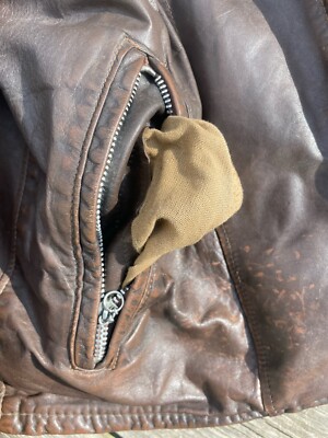 Vintage 60s Schott Brown Leather Cafe Racer Jacket Talon Vintage 60s Schott Brown Leather Cafe Racer Jacket Talon