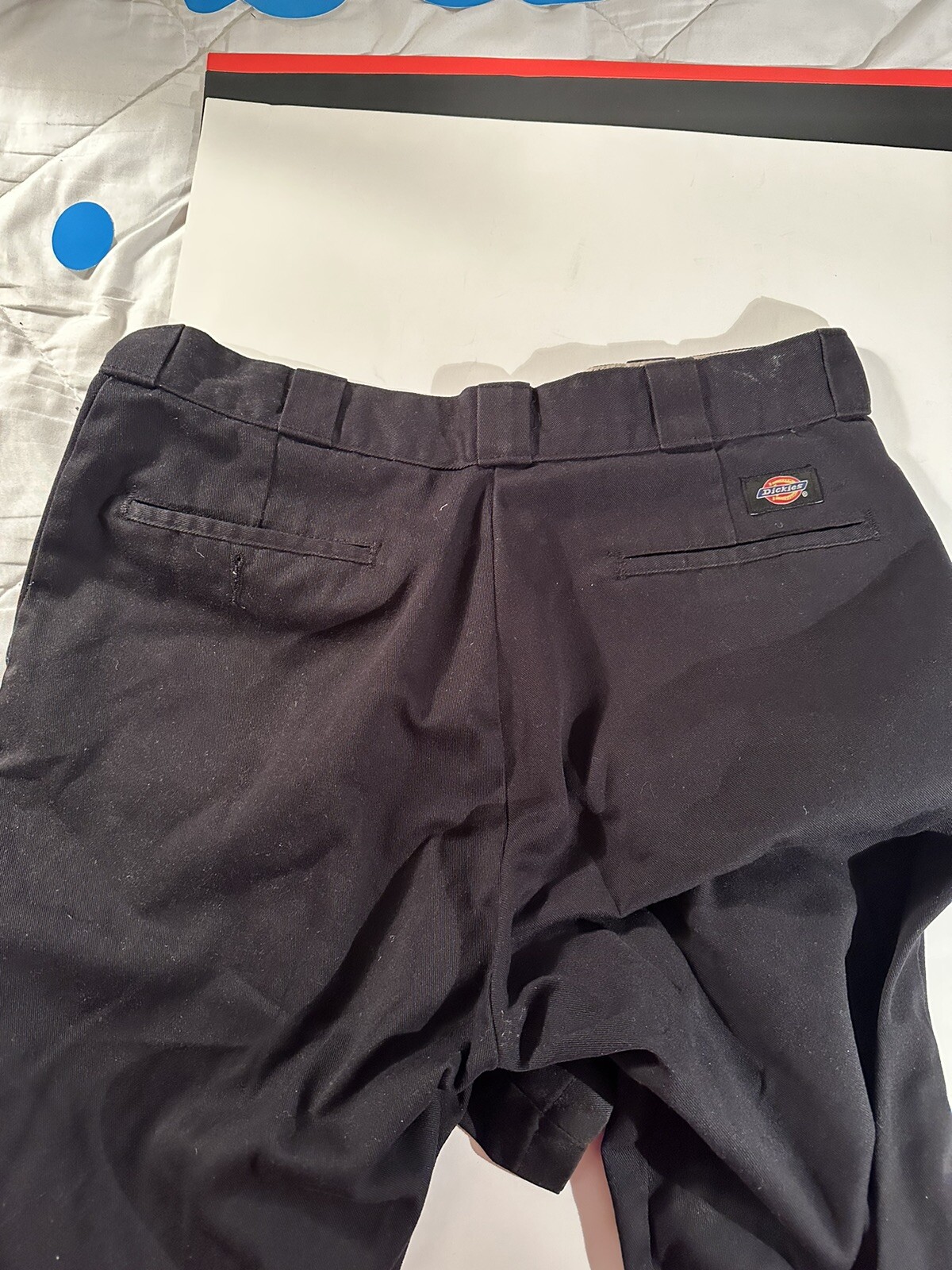 Dickies Men's 85283 Loose Fit Double Knee Cell Phone Pocket Work Pants