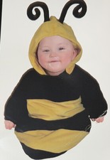 Adorable Baby Bumble Bee Costume  Infant 0-9 Months Nwt