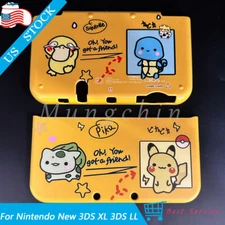 For Nintendo New 3DS XL 3DS LL Front & Back Protective Case Cover Housing Shell
