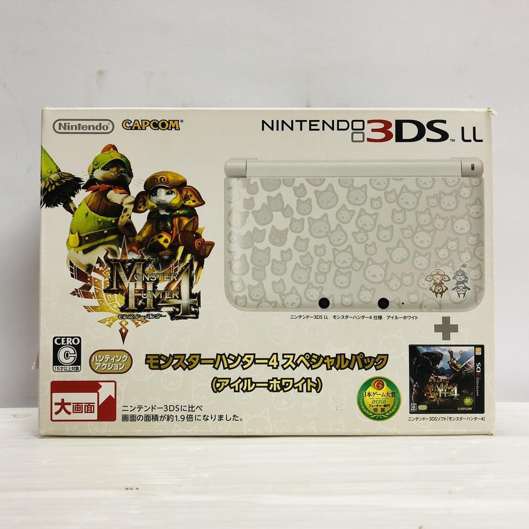 ニンテンドー3DS LL モンスターハンター4 アイルーホワイト