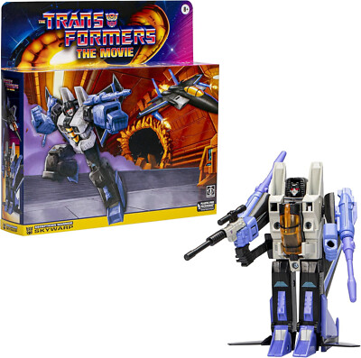 TRANSFORMERS THE MOVIE RETRO G1 FIGURE DECEPTICON WARRIOR SKYWARP HASBRO F6952