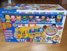 PORORO Melody School Bus 10 Pororo Friends Figures Playground Play Set Toy