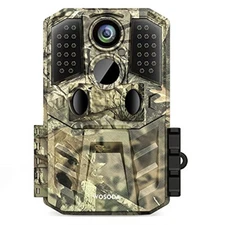 WOSODA 30MP 1920P Trail Camera, Game Camera with Night Vision Motion Activated 0