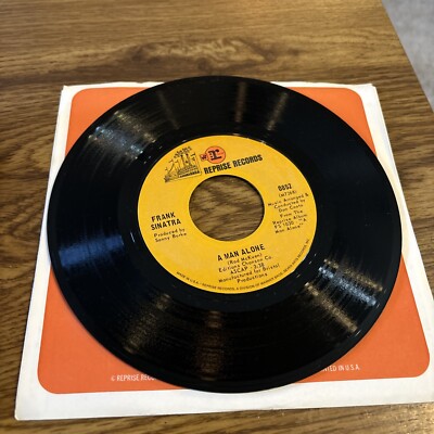 Frank Sinatra A Man Alone/Love's Been Good to Me 7'' Reprise