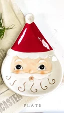 Nostalgic Santa Spoon Rest or Plate Johanna Parker Christmas Decor