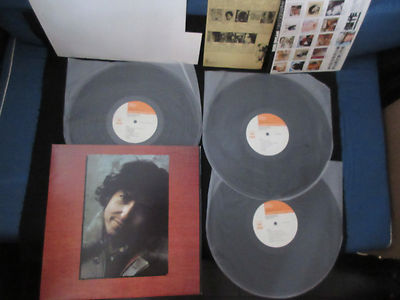 Bob Dylan Masterpieces Japan Triple Vinyl LP w OBI Card Poster