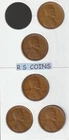 HIGHER graded LINCOLN CENTS ~ all FINES+ 1935S thru 1955S ~21 coin set of FINES+