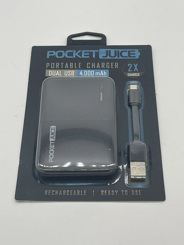 Карманный сок гипер зарядное устройство двойной USB портативный Prepper питания банк 4000mAh аккумулятор - Изображение 2 из 3