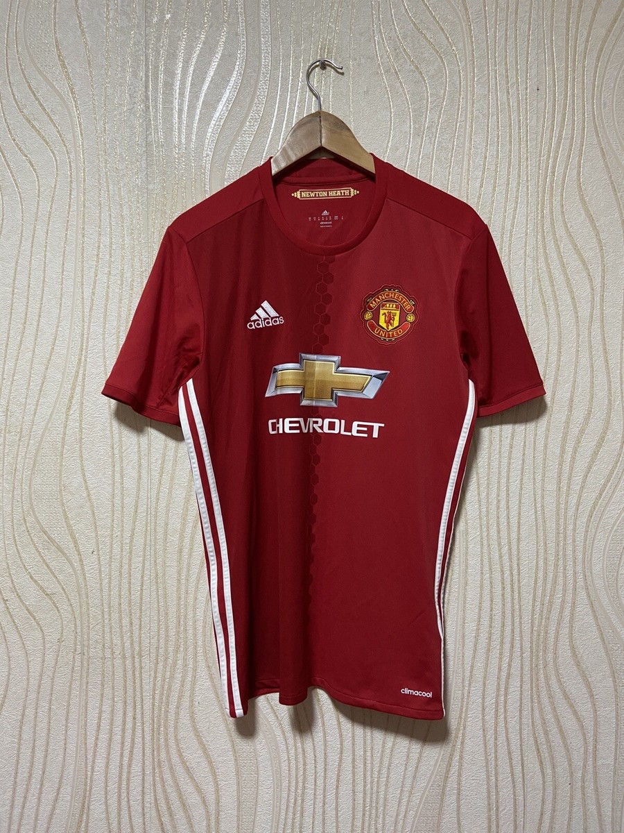 MANCHESTER UNITED 2016 2017 HOME SHIRT JERSEY ADIDAS AI6720 sz M