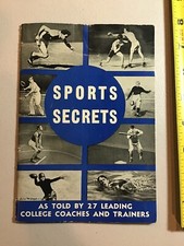 1937 Sports Secrets Booklet Program Baseball Basketball Boxing Football Coaches