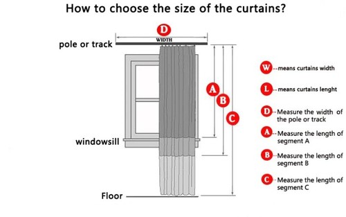 Luxury Curtains for Living Room and Bedroom Window Kitchen Tulle Blackout - Picture 15 of 24