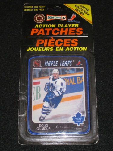 1993 NHL Hockey Doug Gilmour #93 Maple Leafs Limited Collector Edition Patch NEW - Picture 1 of 2
