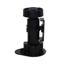 Black Furniture or Cabinet Leveler Legs - Support 330 Lb. per Leg - Adjusts f...