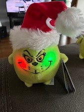 Aurora Dr. Seuss Grinch 3.5" Light Up Plush NEW WITH TAGS