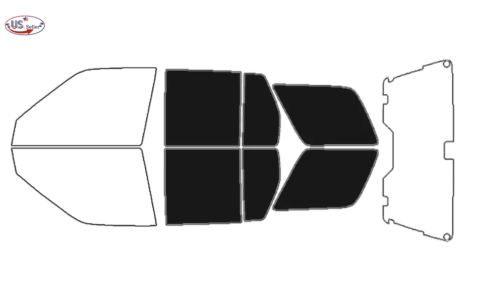 Kit de película de tinte de ventana de 2 capas precortada personalizada computarizada para Infiniti QX-4 1997-2003 Foto 3 de 4