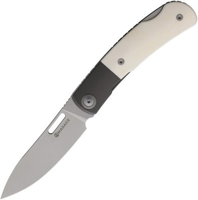 Maxace Beetle 2 Lockback Bone Folding Knife 3.5 in