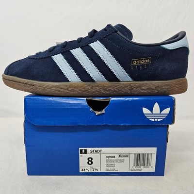 Adidas Stadt Casual Sneakers JQ9008 Night Indigo Clear Sky Gum Men's Size 8
