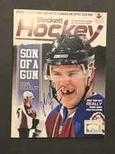 Paul Stastny Signed Beckett Magazine Autograph JSA COA 