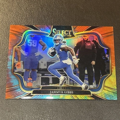 2025 Panini Select Jahmyr Gibbs Field Level Tye Dye #471 /25 Detroit Lions