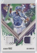 2021 Panini Diamond Kings DK Materials Holo Gold /50 Keibert Ruiz #DKM-KR 1p5