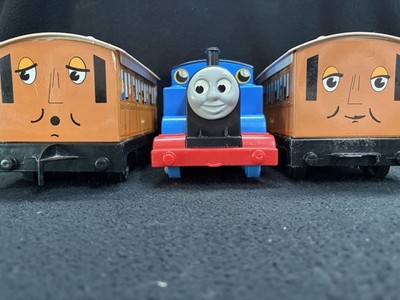 Thomas & Friends Blue Thomas No. 1 Engine w/ Annie & Clarabel Coaches 1989