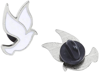 Pack of 12 DOVE Lapel Pins approx. 1'' high Christmas Easter Religious Peace 1EST