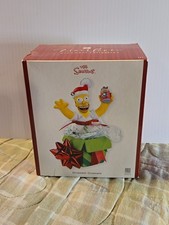 Carlton Cards Heirloom Ornament Collection 2007 THE SIMPSONS Homer In A Present 