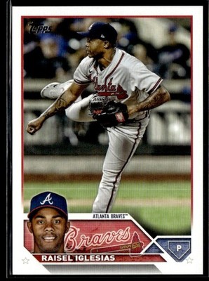 2023 Topps Series 1 Advanced Stat Raisel Iglesias /300 Braves #115