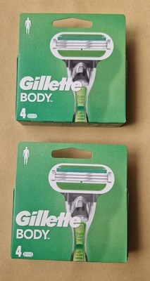 Gillette Body Rasierklingen 2x 4er Pack  Neu Original Verpackung