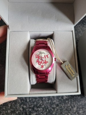Limited Edition Vivienne Westwood Let It Rock Punk Rock Pink Watch