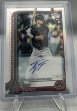 2025 Topps Chrome Update Tim Tawa Rookie Refractor Auto /499