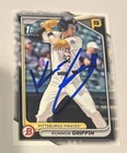 Konnor Griffin Pirates Baseball Signed Autographed 2024 1st Bowman Card