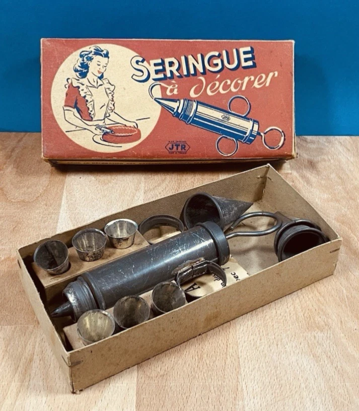Ancienne seringue a décorer JTR France Vintage - Photo 3/4