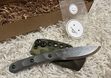Dull Boy Blades Nature Boy Fixed Blade Knife Edc Rare Usa Made Camo Sheath