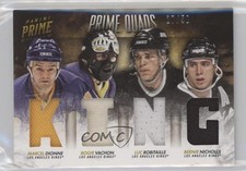 2013-14 Prime Quads 27/50 Bernie Nicholls Luc Robitaille Marcel Dionne HOF 2po