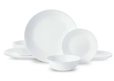 Round 12-Piece Dinnerware Set Party Everyday Use Non-porous Microwave Safe New