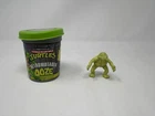 TMNT Retromutagen Ooze Empty Can  + Mini Turtle Figure 1989 !