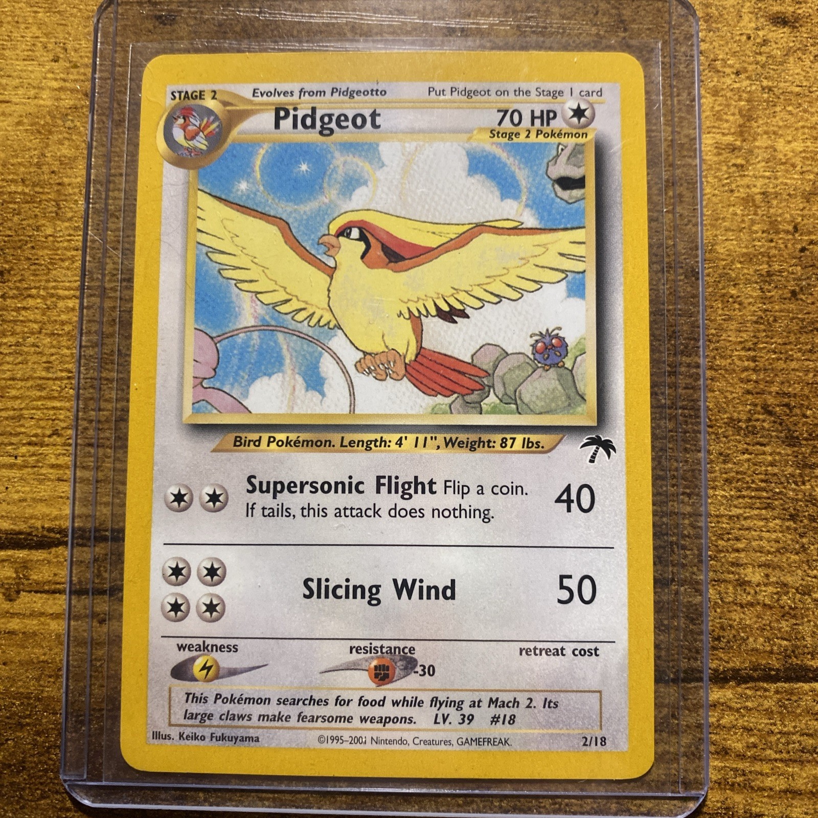 Pokemon Card - Pidgeot Southern Islands 2/18 Promo 2/18