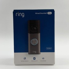 New Ring Wired Doorbell Pro 3rd Gen Wired Doorbell Camera Deep Silver