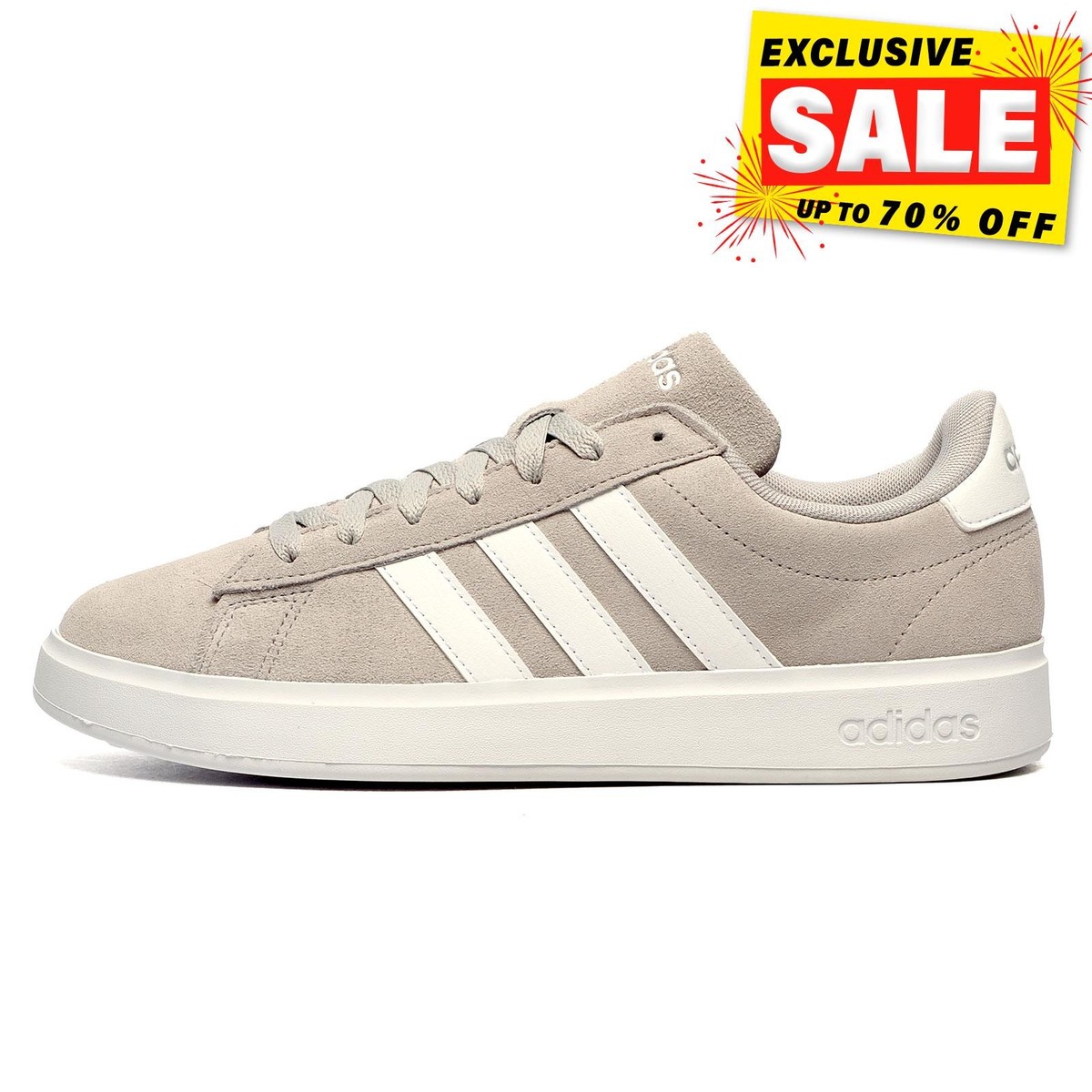 Adidas Grand Court Mens Classic Casual Fashion Suede Leather