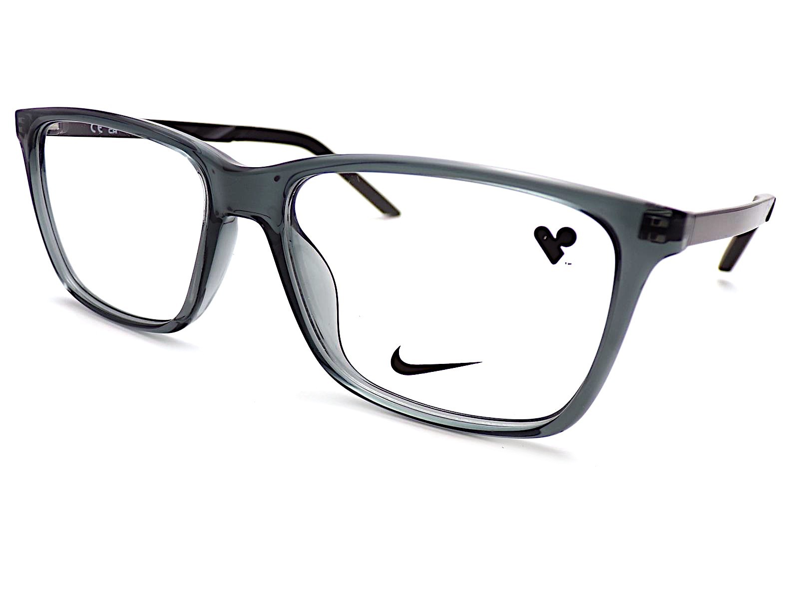 Nike Glasses Frame Dark Grey Black 54mm Men's RX Optical Spectacles 7258 034