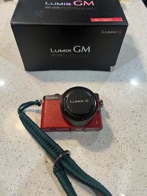 Panasonic Lumix DC-GM5, Red, Full Kit + Extras, Excellent